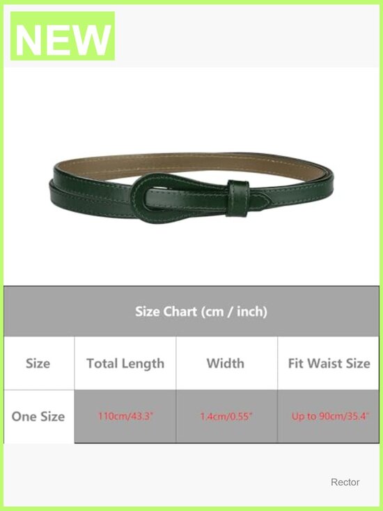 Adjustable Faux Leather Skinny Waist Belt - Tie Knot Fashion Strap main image 6